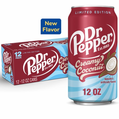Dr Pepper Creamy Coconut Soda - Bright Soda Choice
