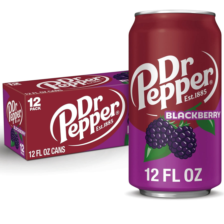 Dr Pepper Blackberry Soda - Clean Soda Bottle