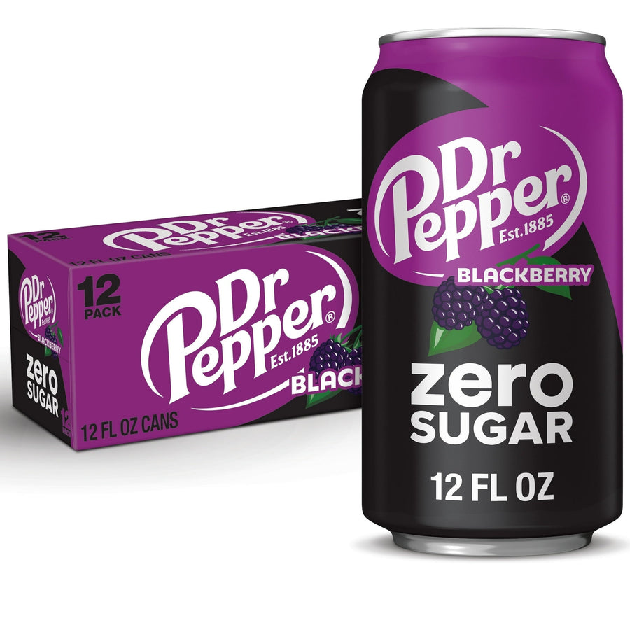Dr Pepper Blackberry Zero Sugar Soda - Lite Zero Sugar Pack