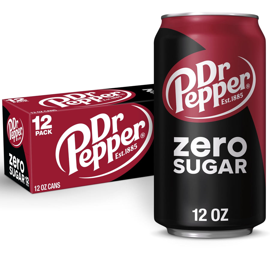 Dr Pepper Zero Sugar Soda - Clean Zero Sugar